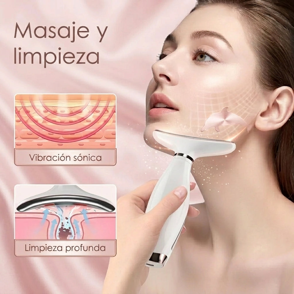 CELUNE Glow Wand — 7-Colour LED Facial & Neck Massager