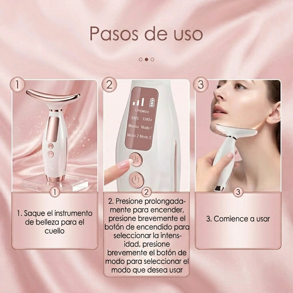 CELUNE Glow Wand — 7-Colour LED Facial & Neck Massager